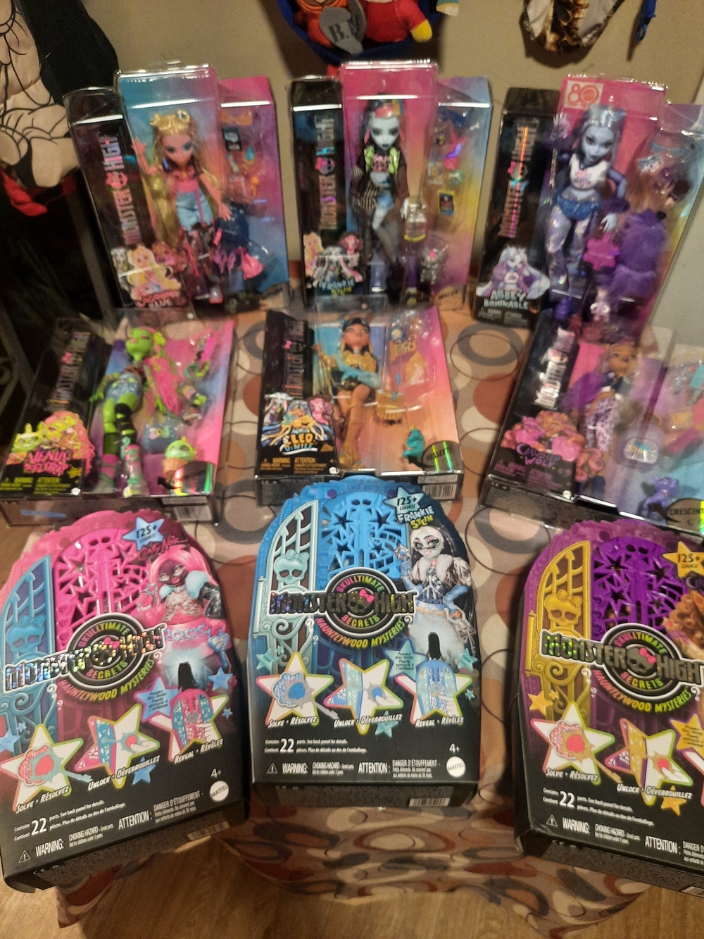 Monster High Doll Lot BUNDLE of 9 New In Box Dolls And Accessories